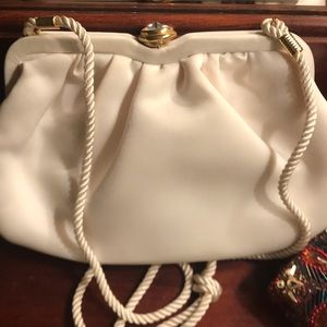 Cream Evening Bag